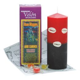 Velón Caja Coco Eleggua Abre Caminos